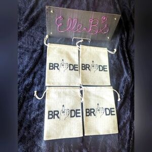 NWOT Bride Canvas Bags